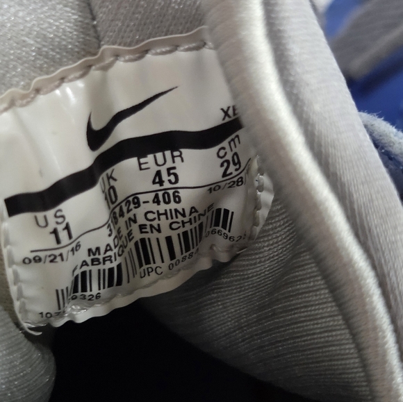 Nike Air Huarache Comet  Blue and Black Men's Athletic Shoes Sz.11 - Picture 5 of 6